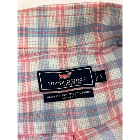 VINEYARD VINES Classic fit Tucker long sleeve button down pink Sz SMALL Light b - Picture 3 of 8